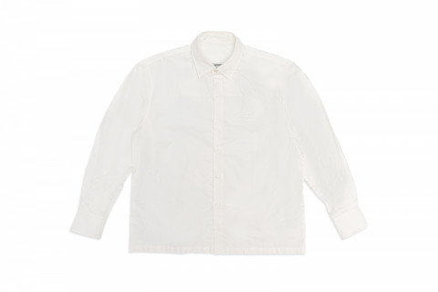 Glab Every Day LS White Shirt - Boxy Fit Glab Every Day LS White Shirt - Boxy Fit