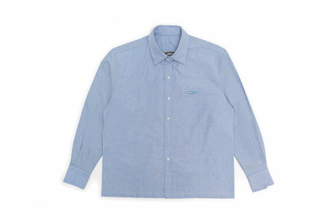 Glab Every Day LS Sky Blue Shirt - Boxy Fit Glab Every Day LS Sky Blue Shirt - Boxy Fit