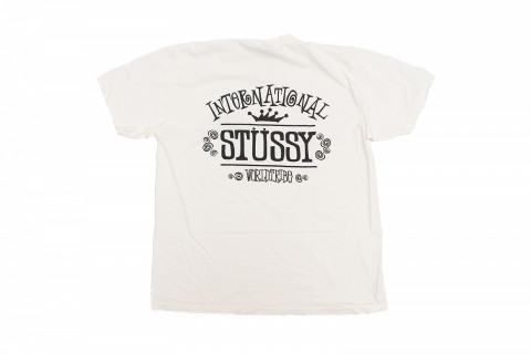 Stussy Worldwide Tee Pigment Dyed Natural