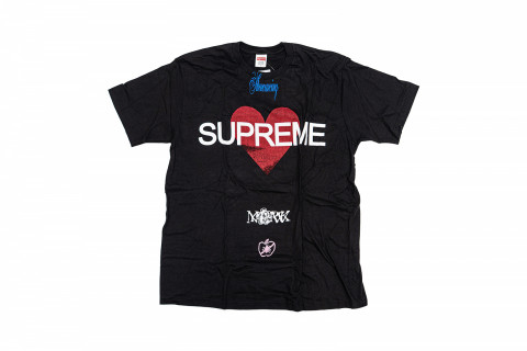 Supreme Announcing Tee Black