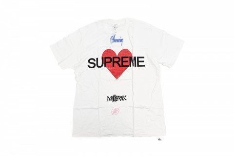 Supreme Announcing Tee White