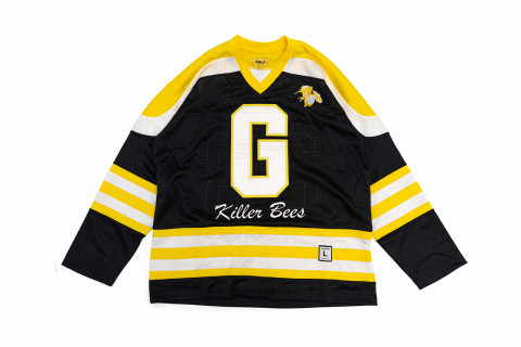 Golf Wang Killer Bees Hockey Jersey Black Golf Wang Killer Bees Hockey Jersey Black