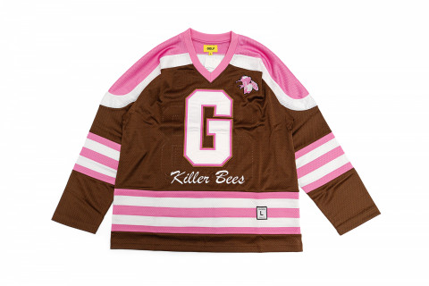 Golf Wang Killer Bees Hockey Jersey Brown Golf Wang Killer Bees Hockey Jersey Brown