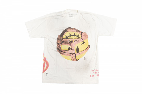 Travis Scott x WWE Mankind Tee White Travis Scott x WWE Mankind Tee White