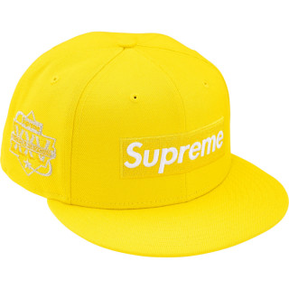 Supreme Championship Box Logo New Era 59Fifty Hat Yellow