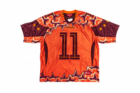 Supreme Stars Football Jersey Orange