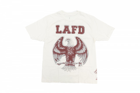Travis Scott LAFD Tee White