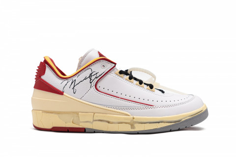 Air Jordan 2 Retro Low SP Off-White White Red