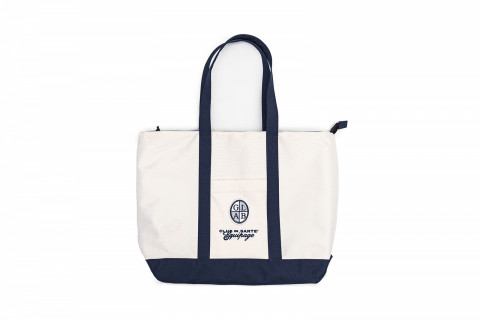 GLAB CDS TOTE BAG - NAVY/CREAM GLAB CDS TOTE BAG - NAVY/CREAM