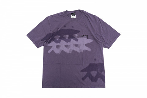 Stussy Low Tide Tee Pigment Dyed Grape