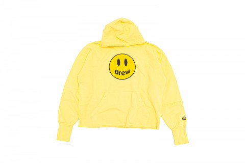 Drew house deconstructed mascot hoodie light yellow
