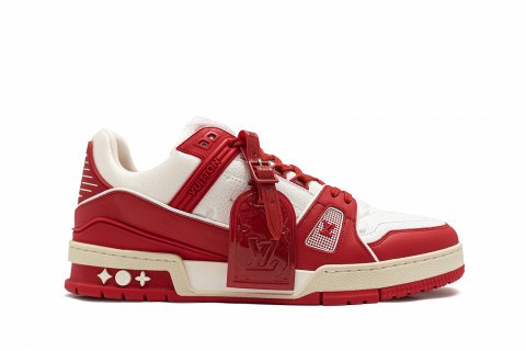 Louis Vuitton Trainer Red White