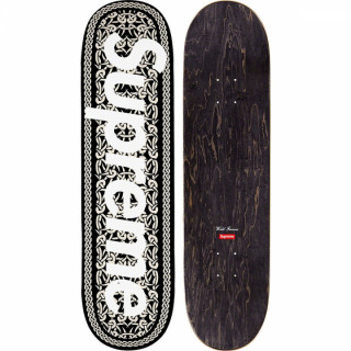 Supreme Celtic Knot Skateboard Deck Black