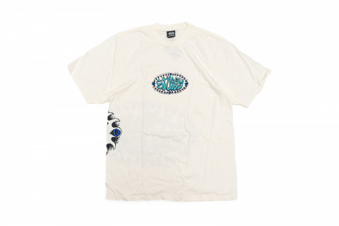 Stussy Wave Oval Pigment Dyed Natural Tee 