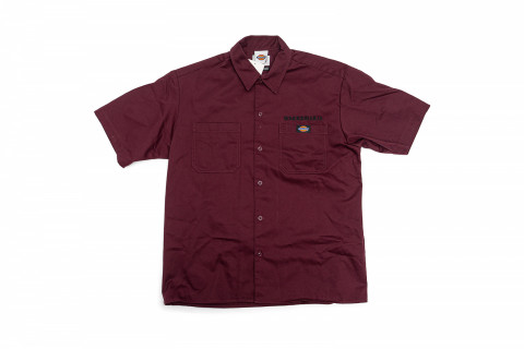 Wacko Maria x Dickies  Work Shirt Type-1 (Burgundy)