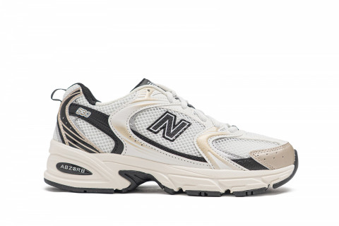 New Balance 530 "White & Light Gold Metallic"