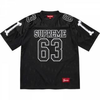 Supreme Bones Black Football Jersey FW-25