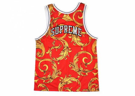 Supreme Nike Basketball Jersey Red SS14