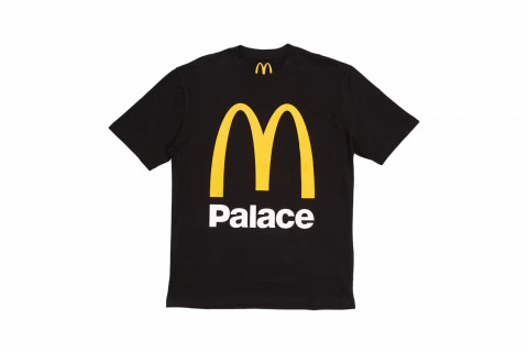 Palace x McDonald's Logo T-shirt Black Palace x McDonald's Logo T-shirt Black