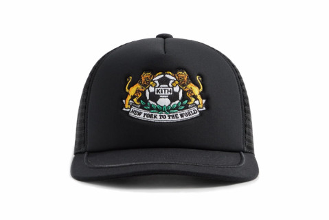 Kith x adidas Football Trucker Hat Black