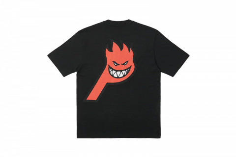 Palace x Spitfire P-Head T-Shirt Black Palace x Spitfire P-Head T-Shirt Black
