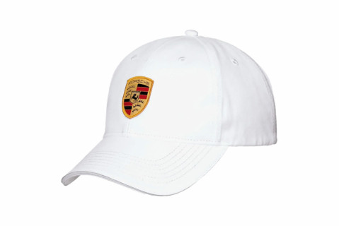 Porsche Crest Cap White