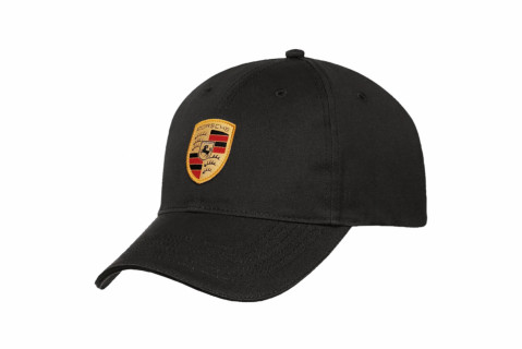 Porsche Crest Cap Black