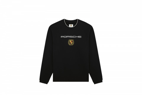Aimé Leon Dore x Porsche Embroidered Crewneck Sweatshirt 'Jet Black'