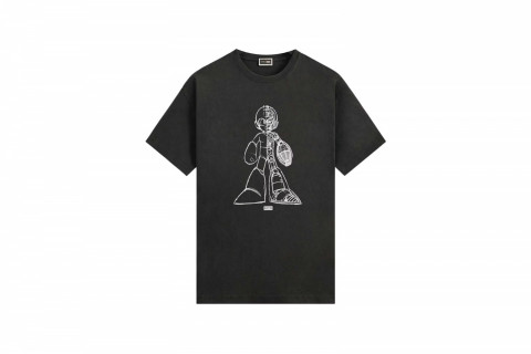 Kith x Capcom Mega Man Sketch Vintage Tee Black