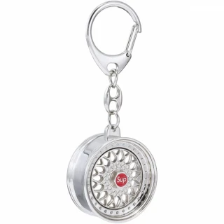 Supreme BBS RS Rim Keychain Silver