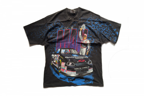 Vintage 90s Dale Earnhardt "The Man" NASCAR Shirt All Over Print
