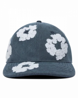 Denim Tears Cotton Wreath Dyed Cap Navy