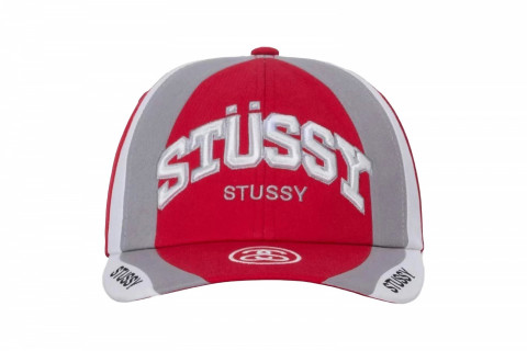 Stussy Low Pro Souvenir Strapback Hat Red