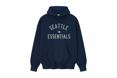 Fear of God Essentials Mariners Sport Hoodie Midnight Navy
