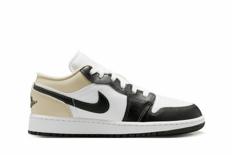 Nike GS Air Jordan 1 Low "Summit White/Rattan/Off-Noir"