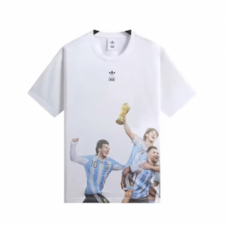 Kith x adidas Messi Football World Cup Graphic Tee White