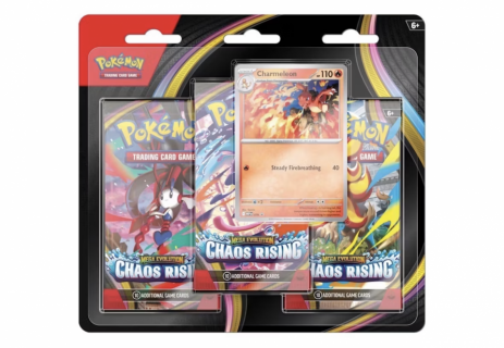 Pokémon Mega Evolution Chaos Rising Charmeleon 3 Pack Blister