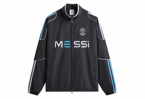 Kith x adidas Messi Football Nylon Track Jacket Black