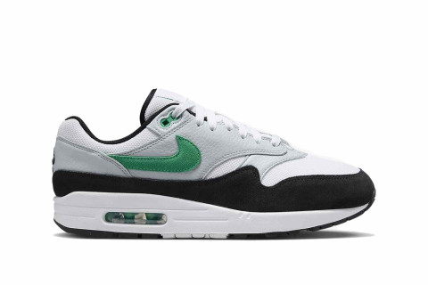 Nike Air Max 1 White & Black Stadium Green