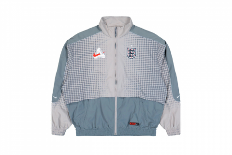 Palace x Nike England Solo Swoosh Track Jacket Pewter Grey/Cool Grey